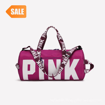 Factory Price Wholesale Premium Grey Pink Gym Bag With Best Quality